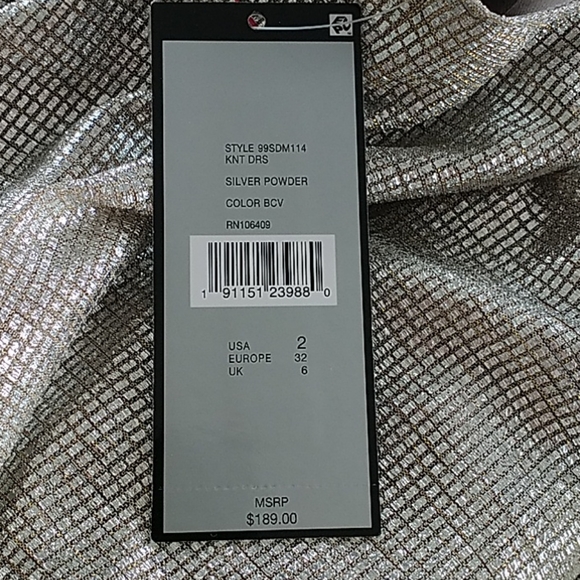 Tahari ASL, Metallic Long Gown, Sz 2 - Picture 12 of 16